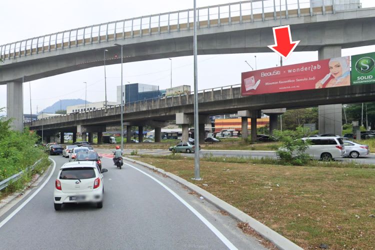 1 Panel Overhead Bridge Billboard at LDP highway & Jalan Kuala Selangor intersection, Kuala Lumpur