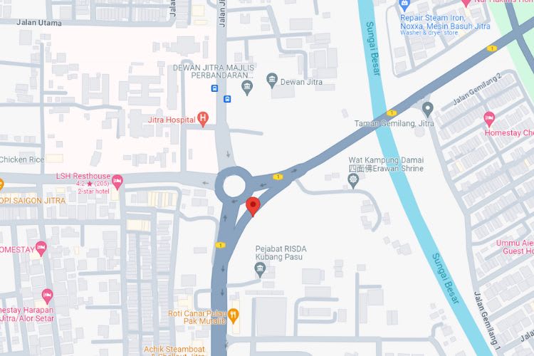 Roundabout Jitra / Jalan Jitra, Jitra, Kubang Pasu, Kedah (near Jitra Hospital)