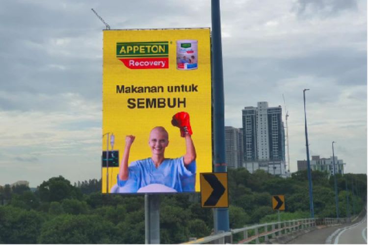 1 Sided Vertical Digital Screen Billboard at Jalan Syed Abdul Aziz, Melaka (near Malacca Town, [B])