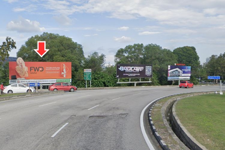 1 Panel Free Standing Billboard at Bulatan Stadium / Persiaran Sukan, Seksyen 13, Shah Alam, Selangor (near Shah Alam Stadium, Lotus & Aeon Shah Alam)