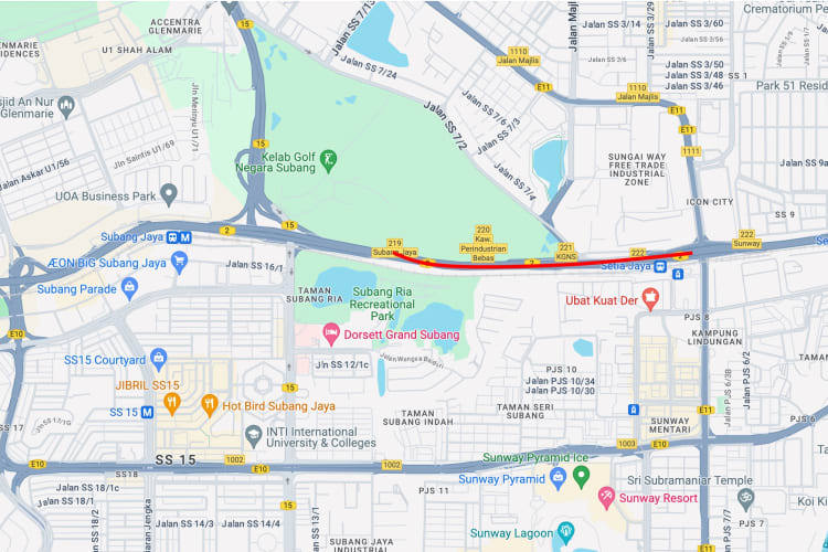 Federal Highway, Petaling Jaya, Selangor (Subang Jaya - Petaling Jaya)