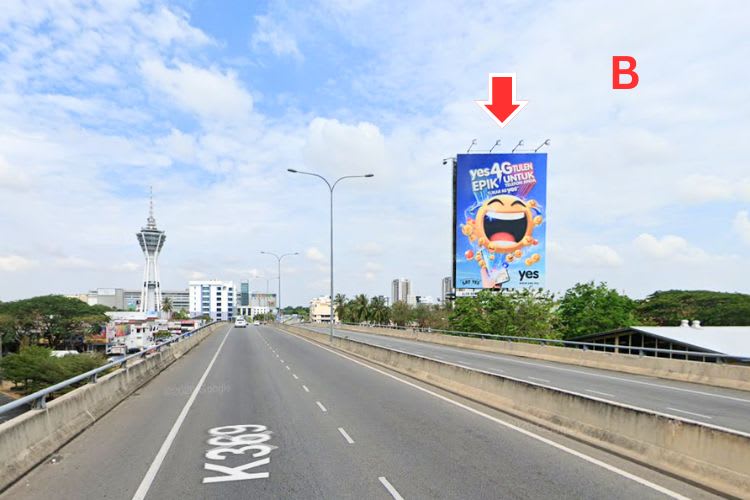 Bulatan Telok Wanjah, Alor Setar, Kedah (interchange with Jalan Teluk Wanjah/Jalan Stadium)