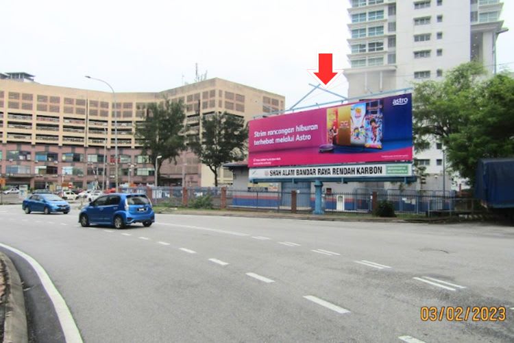 1 Panel Free Standing Billboard at Persiaran Akuatik, Shah Alam, Selangor (near Lotus's Shah Alam)