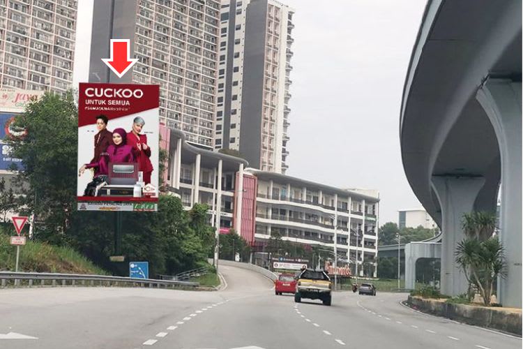 1 Panel Vertical Minipole Billboard at Persiaran Surian, Kota Damansara, Petaling Jaya, Selangor (near Jaya Grocer, Emporis)