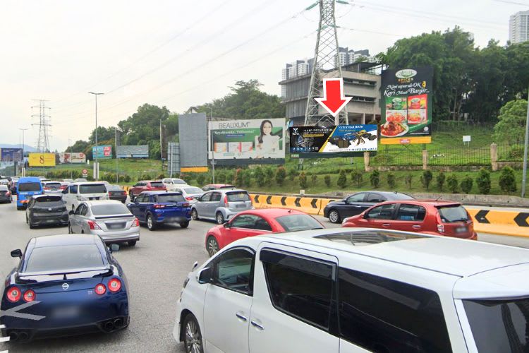 1 Panel Free Standing Billboard at LDP Highway, Petaling Jaya, Selangor (after Penchala Toll Plaza [B])