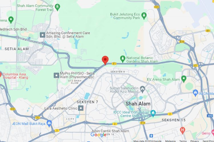 NKVE Bukit Raja / Setia Alam, Shah Alam, Selangor (to Klang)