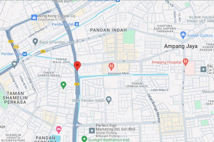 MRR2 Pandan Indah / Cheras, Ampang, Selangor (to Pandan Jaya / Pandan Indah)