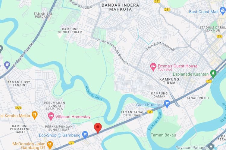 Jalan Kuantan-Gambang, Kuantan, Pahang (to Sultan Ahmad Shah Airport)