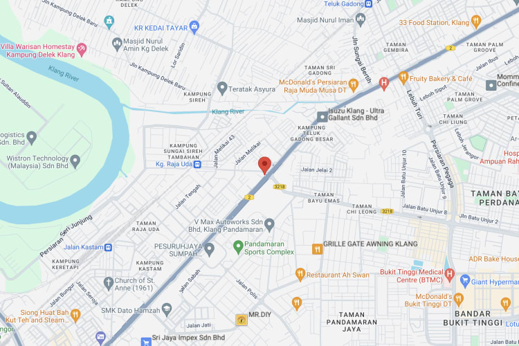 Persiaran Raja Muda Musa / Jalan Petola, Klang, Selangor (Pandamaran - Port Klang)