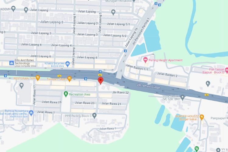 Jalan Ismail Sultan / Jalan Rawa, Johor Bahru, Johor (along Coastal Highway)