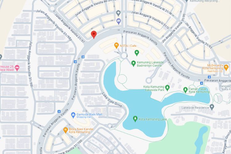 Persiaran Anggerik Vanilla, Kota Kemuning, Shah Alam, Selangor