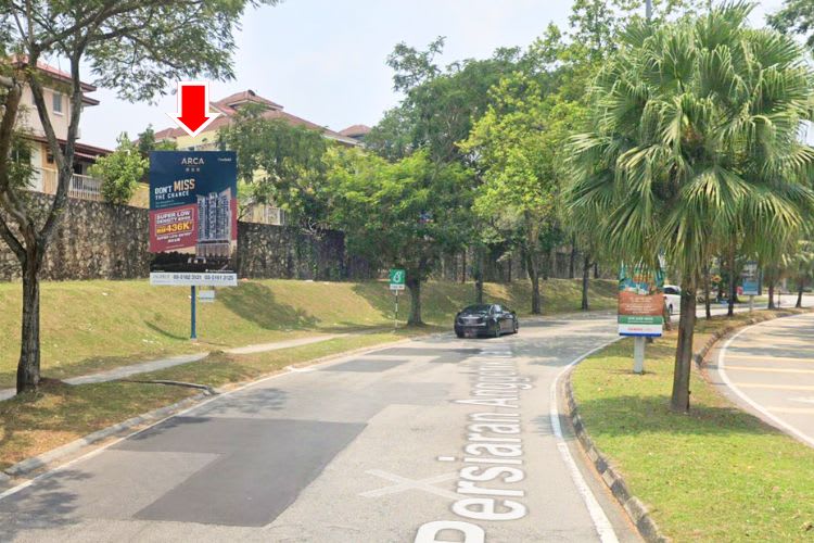 1 Panel Vertical Minipole Billboard at Persiaran Anggerik Vanilla, Kota Kemuning, Shah Alam, Selangor (near Gamuda Walk Mall, Aeon Mall Bukit Rimau & Columbia Asia Hospital)