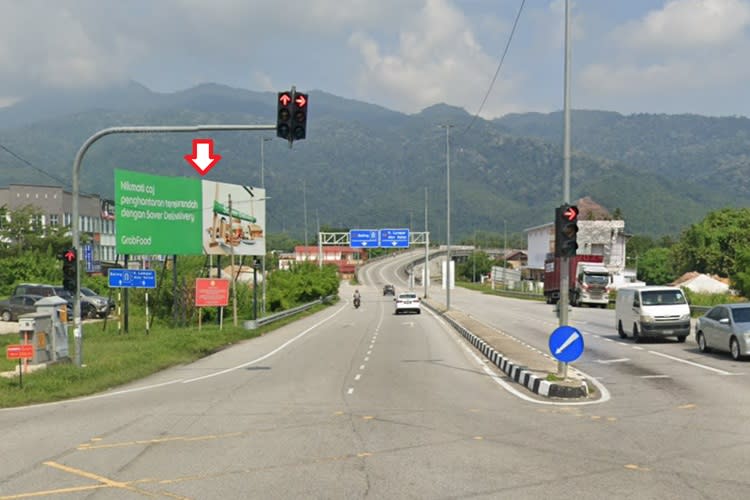 1 Panel Free Standing Billboard at Jalan Jerai Maju, Gurun, Kedah (infront Maybank Gurun)