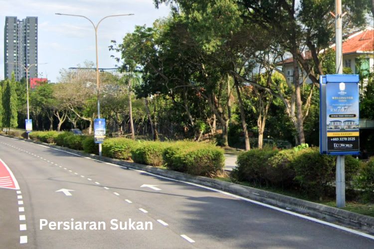 79 Panel Fixed Panel Street Bunting Billboard at Persiaran Sukan - Jalan Akuatik 13/64 - Persiaran Akuatik, Seksyen 13, Shah Alam, Selangor (near Aeon Mall Shah Alam)