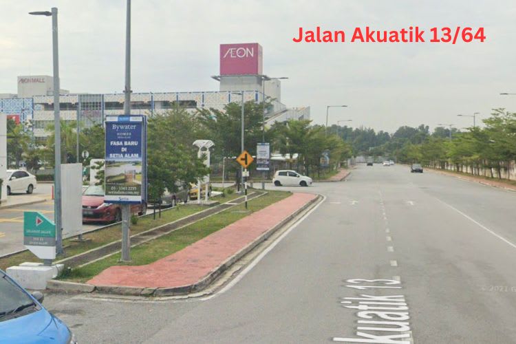 Persiaran Sukan - Jalan Akuatik 13/64 - Persiaran Akuatik, Seksyen 13, Shah Alam, Selangor (near Aeon Mall Shah Alam)