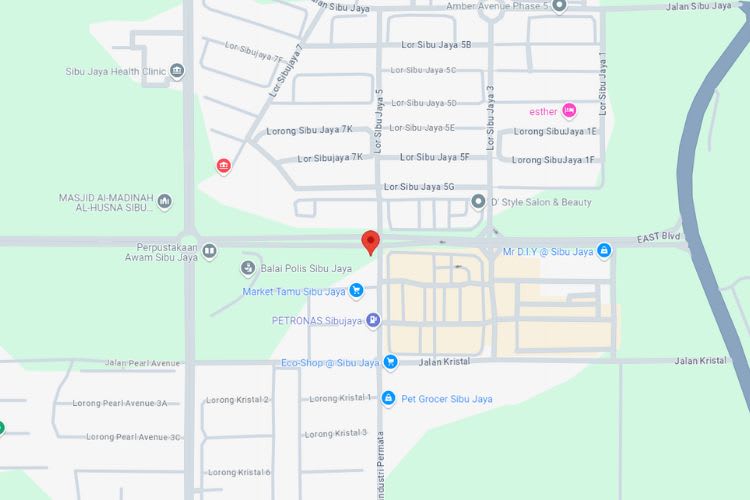 EAST Blvd / Lorong SibuJaya Timur 5, Sibu, Sarawak (at SibuJaya township near Sibu Airport)