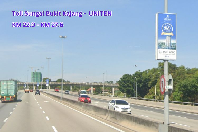 Kajang-SILK Highway / Lebuhraya SILK, The Mines - Toll Sungai Long - Toll Bukit Kajang - UNITEN - UPM - Sungai Ramal - Exit Grand Saga, Selangor