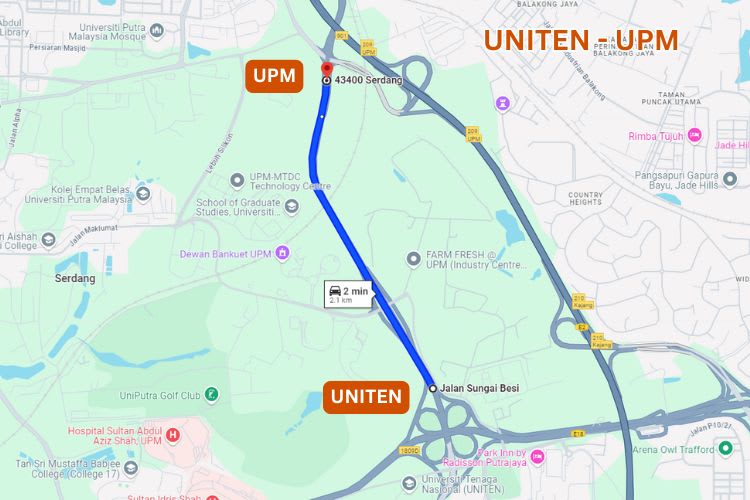 Kajang-SILK Highway / Lebuhraya SILK, The Mines - Toll Sungai Long - Toll Bukit Kajang - UNITEN - UPM - Sungai Ramal - Exit Grand Saga, Selangor
