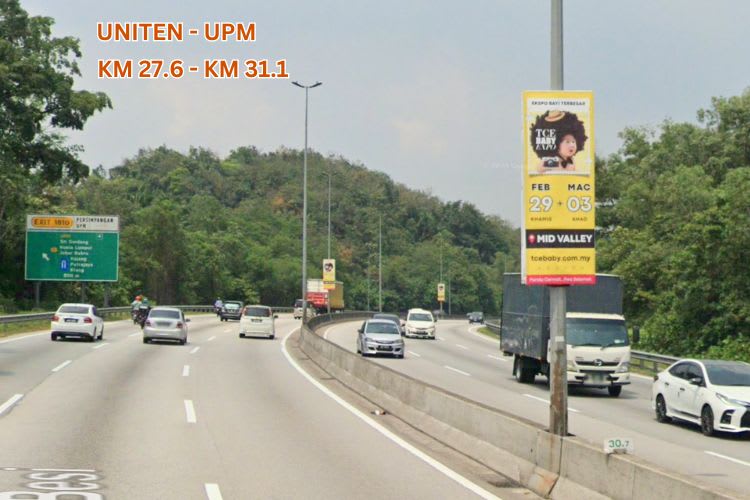 Kajang-SILK Highway / Lebuhraya SILK, The Mines - Toll Sungai Long - Toll Bukit Kajang - UNITEN - UPM - Sungai Ramal - Exit Grand Saga, Selangor