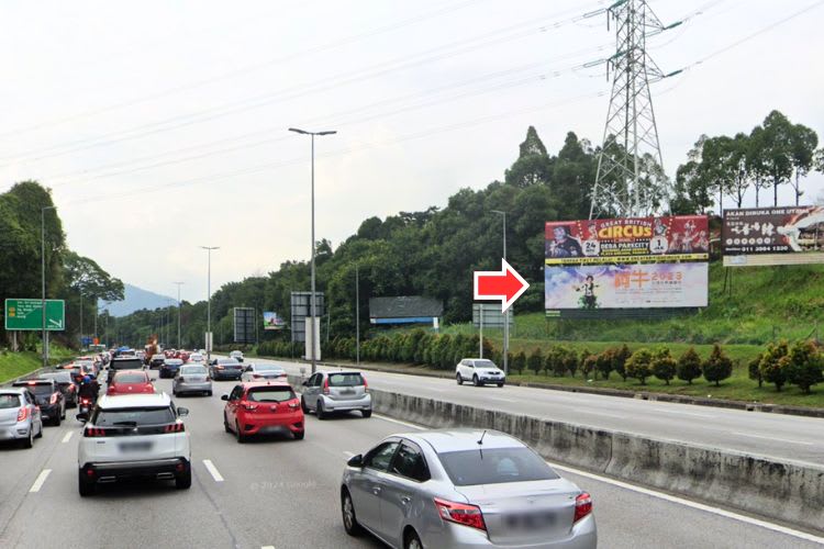 1 Panel Free Standing Billboard at LDP Highway KM1.2, Petaling Jaya, Selangor (right after Penchala Tol Plaza, off-side)