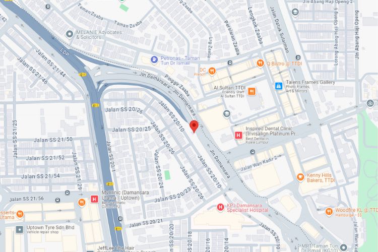 Jalan Damansara, TTDI, Petaling Jaya, Selangor (near the Starling)