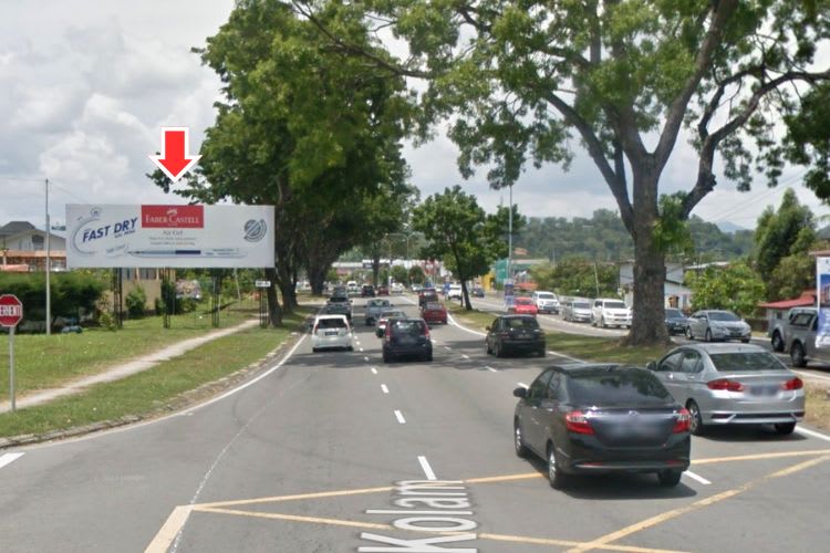 1 Panel Free Standing Billboard at Jalan Kolam, Kota Kinabalu, Sabah (near Commercial Center)