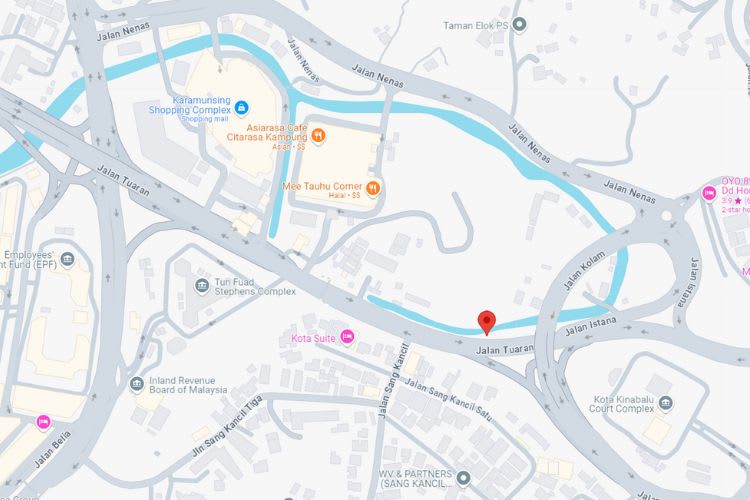 Jalan Tuaran, Kota Kinabalu, Sabah (before Karamunsing Shopping Complex)