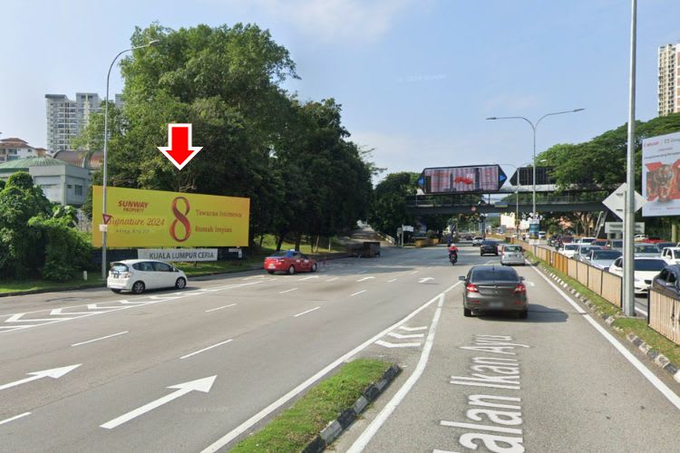 1 Panel Free Standing Billboard at Jalan Cheras / Jalan Ikan Ayu, Cheras, Kuala Lumpur (near Taman Pertama & Maluri)