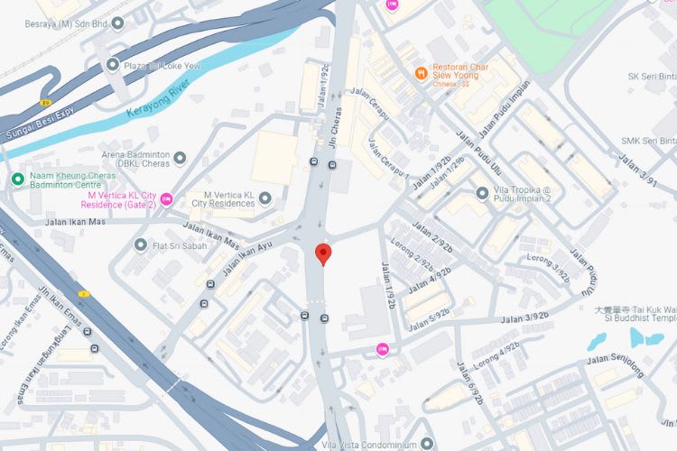 Jalan Cheras / Jalan Ikan Ayu, Cheras, Kuala Lumpur (near Taman Pertama & Maluri)