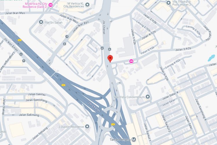 Jalan Cheras, Cheras, Kuala Lumpur (near MRT Taman Pertama)