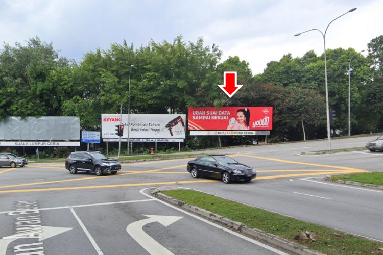 1 Panel Free Standing Billboard at Jalan Gembira / Jalan Awan Besar, Kuala Lumpur (near Pearl Point Mall)