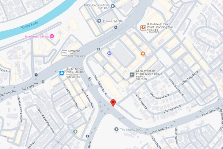 Jalan Gembira / Jalan Awan Besar, Kuala Lumpur (near Pearl Point Mall)