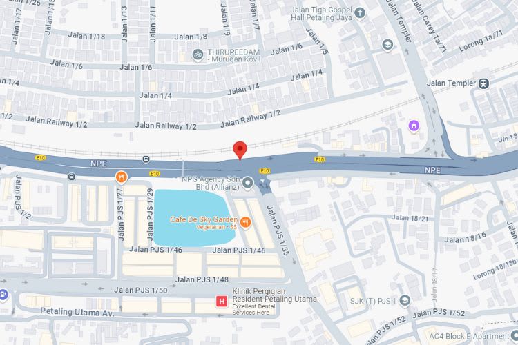 NPE Highway, Petaling Jaya, Selangor (opposite commercial area)