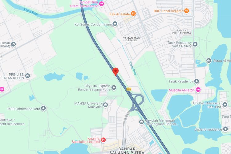 ELITE Highway KM15.68, Shah Alam, Selangor (near Putra Height intersection)