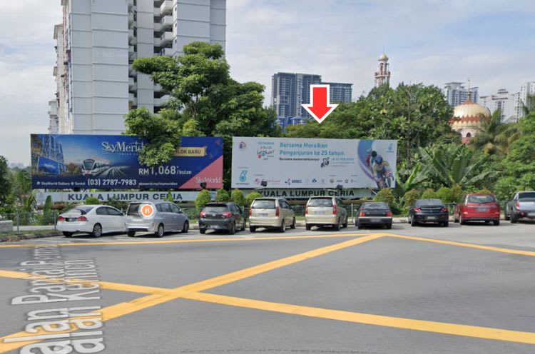 1 Panel Free Standing Billboard at Jalan Pantai Permai / Jalan Kerinchi, Kuala Lumpur (from Bangsar South [B])