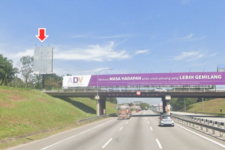1 Sided Vertical Minipole Billboard at ELITE Highway KM30.70, Dengkil, Selangor