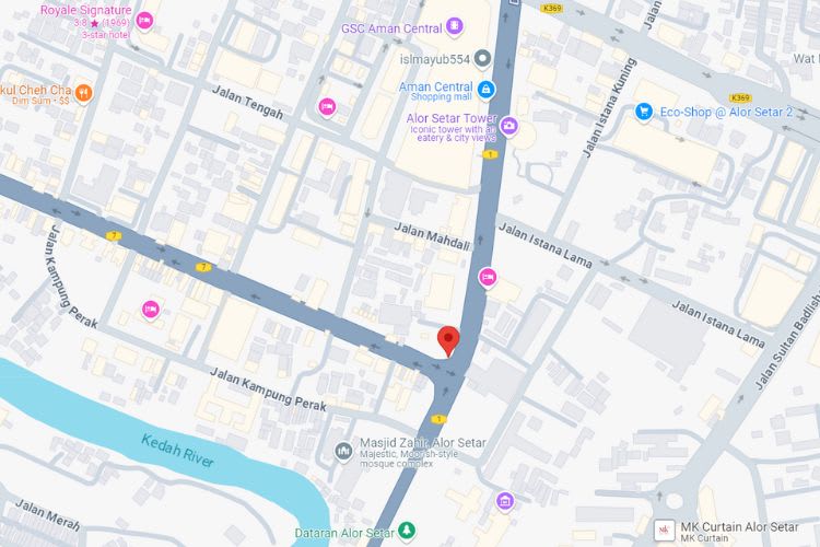 Darul Aman Highway / Jalan Tunku Abdul Rahman Putra, Alor Setar, Kedah (near Alor Setar Tower)