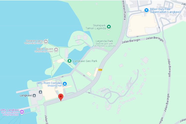 Persiaran Putera, Kuah, Kedah (opposite Jetty Point [A])