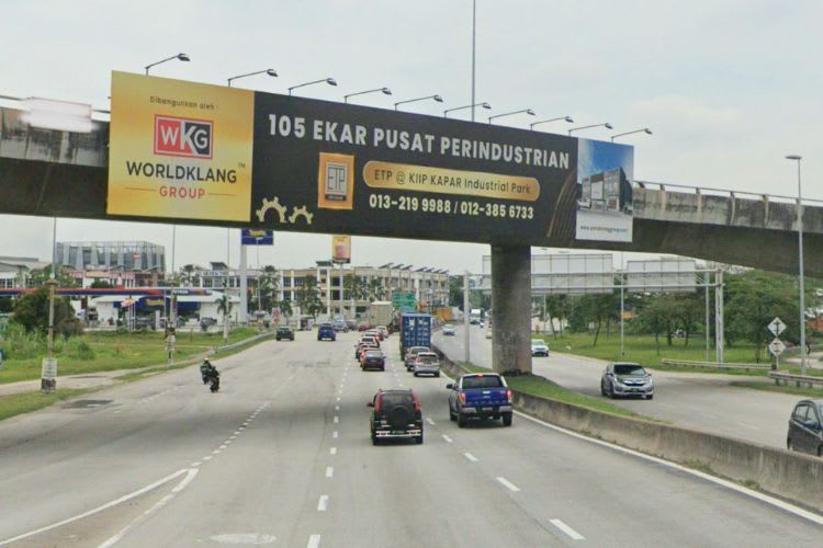 1 Panel Overhead Bridge Billboard at Jalan Meru, Setia Alam, Shah Alam, Selangor (near Lotus Setia Alam & Klang Sentral)