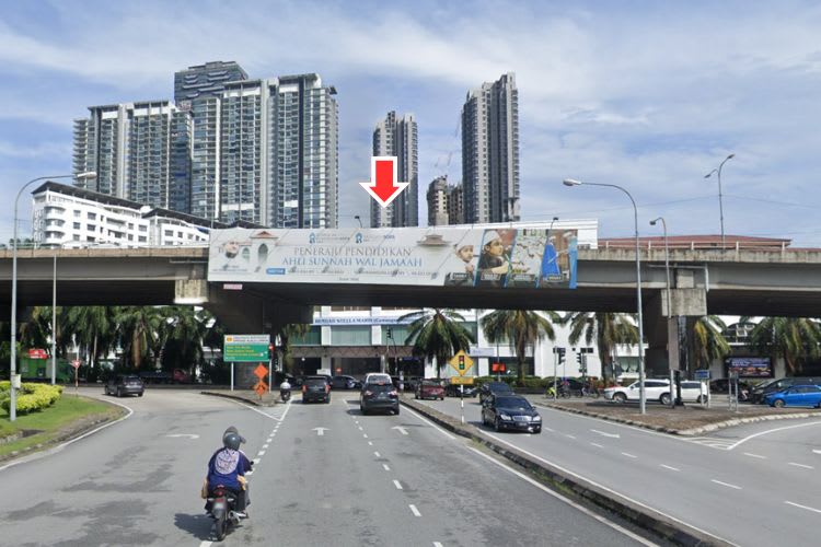 1 Panel Overhead Bridge Billboard at Jalan Kerja Air Lama, Ampang, Ampang Jaya, Selangor (infront Petron Station, opposite Plaza Flamingo)