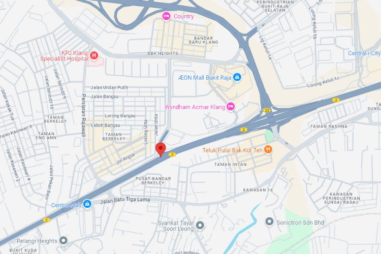 Federal Highway KM4.8, Klang, Selangor (near AEON Mall Bukit Raja)