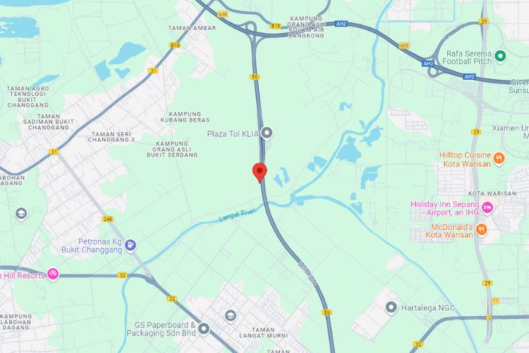 KLIA Exressway / Lebuhraya Putrajaya-Dengkill-KLIA, Tanjung Dua Belas, Selangor (near Plaza Tol KLIA)