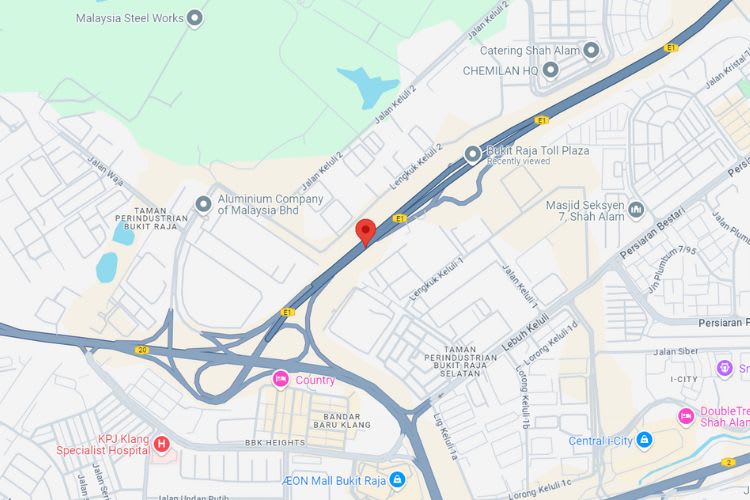 NKVE KM0, Klang, Selangor (near Plaza Toll Bukit Raja inbound NKVE)
