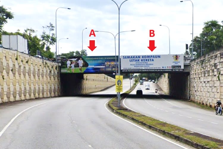 1 Panel Overhead Bridge Billboard at Jalan Rahang / Jalan Senawang, Seremban, Negeri Sembilan (Nearby Lotus's Seremban Jaya, from Seremban town)