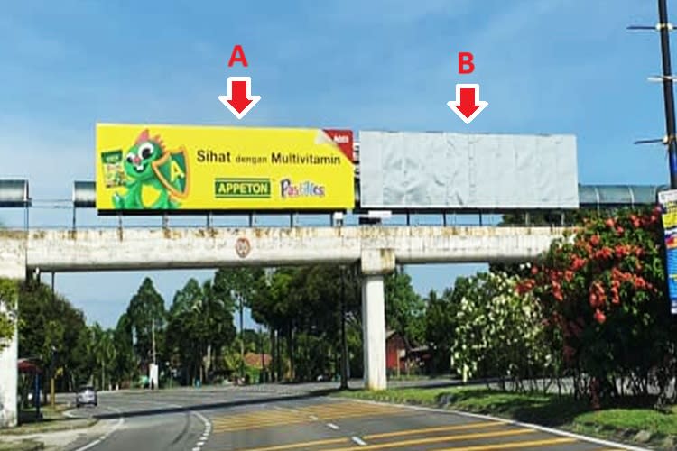 1 Panel Overhead Bridge Billboard at Jalan Kuala Pilah, Seremban, Negeri Sembilan (Near SK Ampangan)