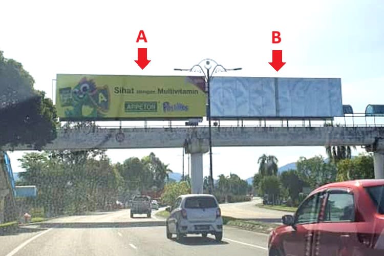 1 Panel Overhead Bridge Billboard at Jalan Kuala Pilah, Seremban, Negeri Sembilan (near SK Ampangan)