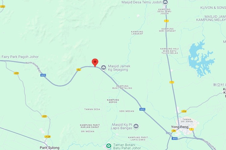 NSE Highway KM 115.2, Yong Peng, Johor