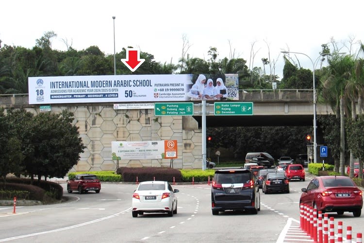 1 Panel Overhead Bridge Billboard at SKVE IOI City Mall, Putrajaya, Selangor