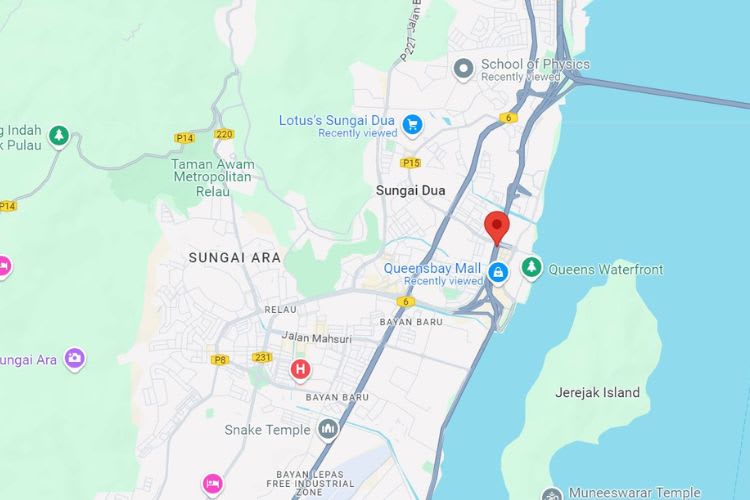 Tun Dr Lim Chong Eu Highway, Gelugor, Penang (to Georgetown)