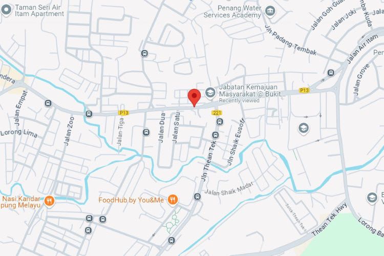 Jalan Air Hitam, Georgetown, Penang (5 panels)